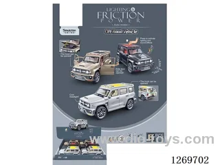 Sound & Light Inertia Urban Off-Road Vehicle (6PCS) included battery 1:24
