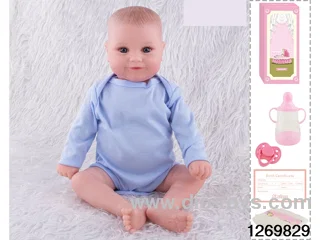 48CM Doll（Soft Rubber High-Fidelity(Hand-painted Hair, High-Quality Painting) Bottle, Magnetic Sippy Cup, Diapers, Birth card