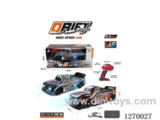 1:14 2.4G Drift Racing Car (PK) with Lights, included battery, 2-Color Mix