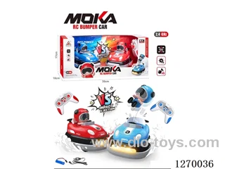 Bumper Car with Sound and Lights, included battery, 2-Color Mix