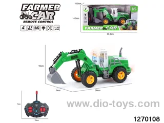 1:30 4 ch rc construction vehicle with light，not include battery