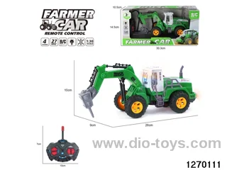 1:30 4 ch rc construction vehicle with light，not include battery
