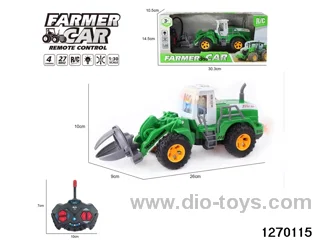 1:30 4 ch rc construction vehicle with light，not include battery