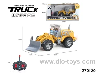1:30 4 ch rc construction vehicle with light，not include battery