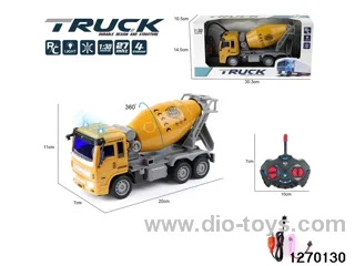 1:30 4 ch rc construction vehicle with light，include battery
