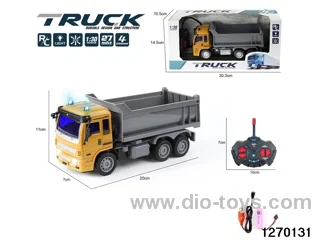 1:30 4 ch rc construction vehicle with light，include battery