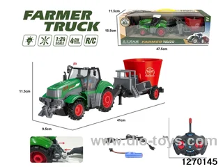 1:24 4 ch rc construction vehicle with light，include battery