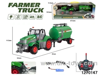 1:24 4 ch rc construction vehicle with light，include battery