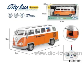 1:30 4 ch rc bus with light，not include battery