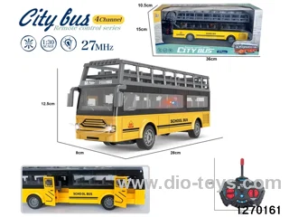 1:30 4 ch rc bus with light，not include battery