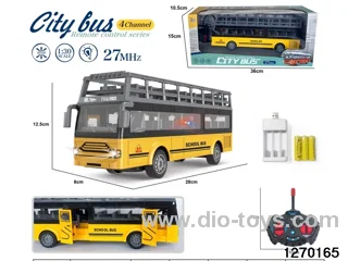 1:30 4 ch rc bus with light，include battery