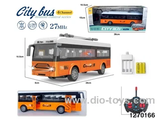 1:30 4 ch rc bus with light，include battery