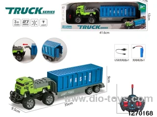 1:32 4 ch rc truck with light，include battery