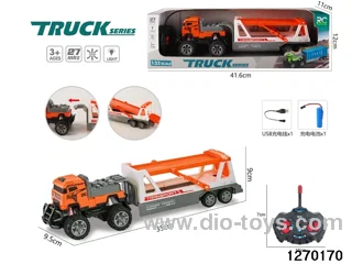 1:32 4 ch rc truck with light，include battery