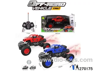 1:16 6 ch rc spray climbing car with light，include battery