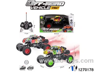 1:16 6 ch rc spray climbing car with light，include battery