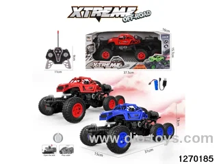 1:16 6 ch rc spray climbing car with light，include battery