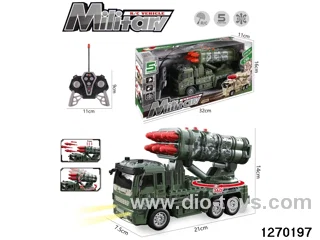 5 ch rc military vehicle with light/music，not include battery