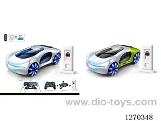 2.4G Bluetooth-Controlled Dual-Spray RC Car (Includes Charging Station / Supports Type-C Direct Charging) – Included Battery
