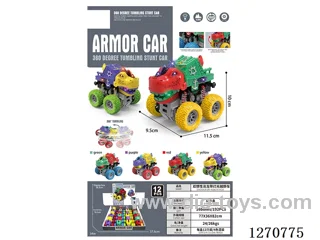 dual-inertia car with light included battery 12PCS