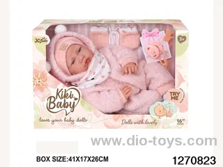 16-inch cotton body doll with power function and 12 vocal track accessories
