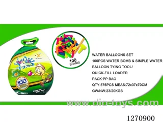 100 Water Balloons + Tying Tool