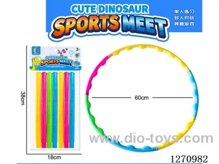 7-section hula hoop, approx. 60 cm in diameter