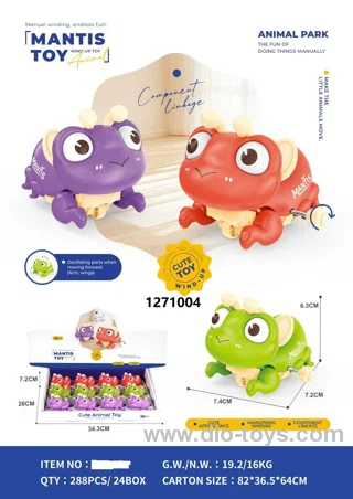 wind-up  mantis toys in display box