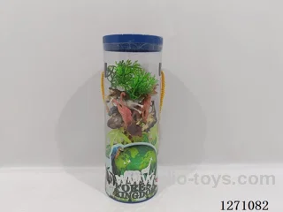 Wild Animals Medium Tube (1 Large Tree + 2 Small Trees + 2 Grass)