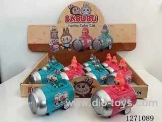 Labubu Cola Can Inertia Car (12PCS/Box) Single Unit Price