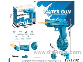 Generation 2 Integrated Flame Version Desert Eagle Full-Stroke Linkage Transparent Blue (Battery Included)
