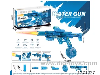 Big Red Tiger Flame Version Fully Automatic Water Gun Blue (Battery Included)