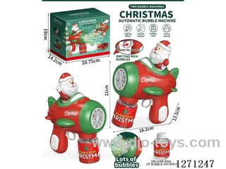 Fully Automatic Bubble Making Santa Claus Bubble Machine (Battery Not Included)