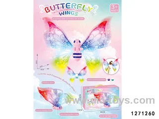 pink butterfly in color box