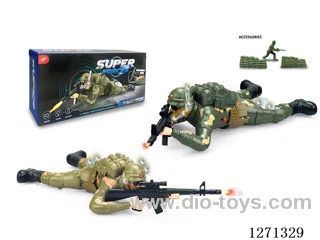 Electric Climbing Soldier - Body with Lights - Includes Accessories