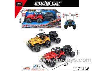 4ch Off-Road RC Car with Lights included battery