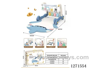 2-in-1 Walker/Baby Pedal Piano Exercise Toy