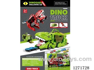Dinosaur Devourer Track Storage Car (includes 4 Free Wheel Alloy Cars)
