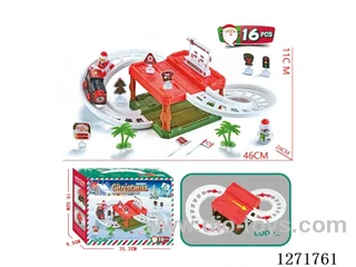 16PCS Electric Track Set - 2 Layers