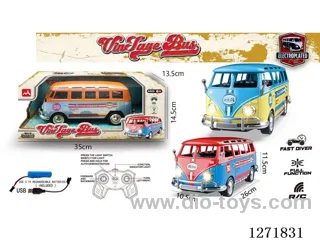 2.4G RC bus with light included battery
