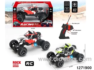 27Mhz 4 ch rc climbing car with light，not include battery