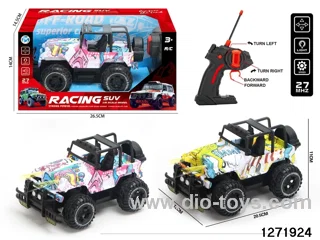 27Mhz 4 ch rc off-road car with light，not include battery