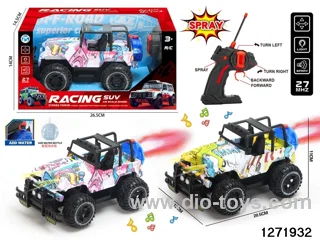 27Mhz 5 ch rc spray off-road car with light，not include battery