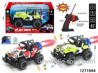 27Mhz 5 ch rc spray off-road car with light，not include battery