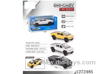 1:36 pull back alloy car 3 colors