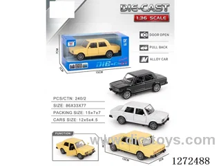 1:36 pull back alloy car 3 colors