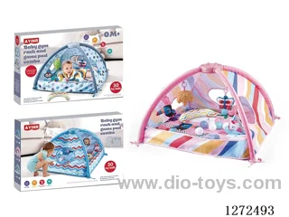Cartoon-themed Multi-functional Baby Tent Play Mat