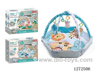Baby Cartoon Multi-Functional Giraffe Playpen Mat (Hexagonal 4-in-1)