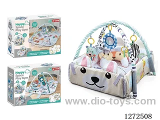 Baby Cartoon Multi-Functional Bear Playpen (Square 4-in-1)