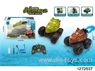 2.4G 9 ch rc spray stunt car with light/music，include battery
